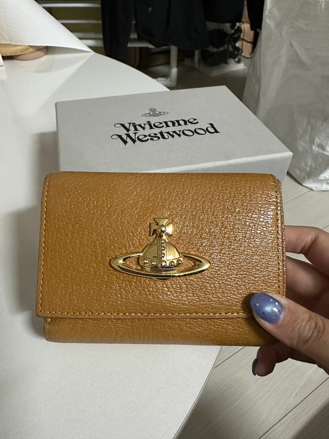 정품 일본백화점 구매) 비비안웨스트우드 브라운 지갑 상품이미지1