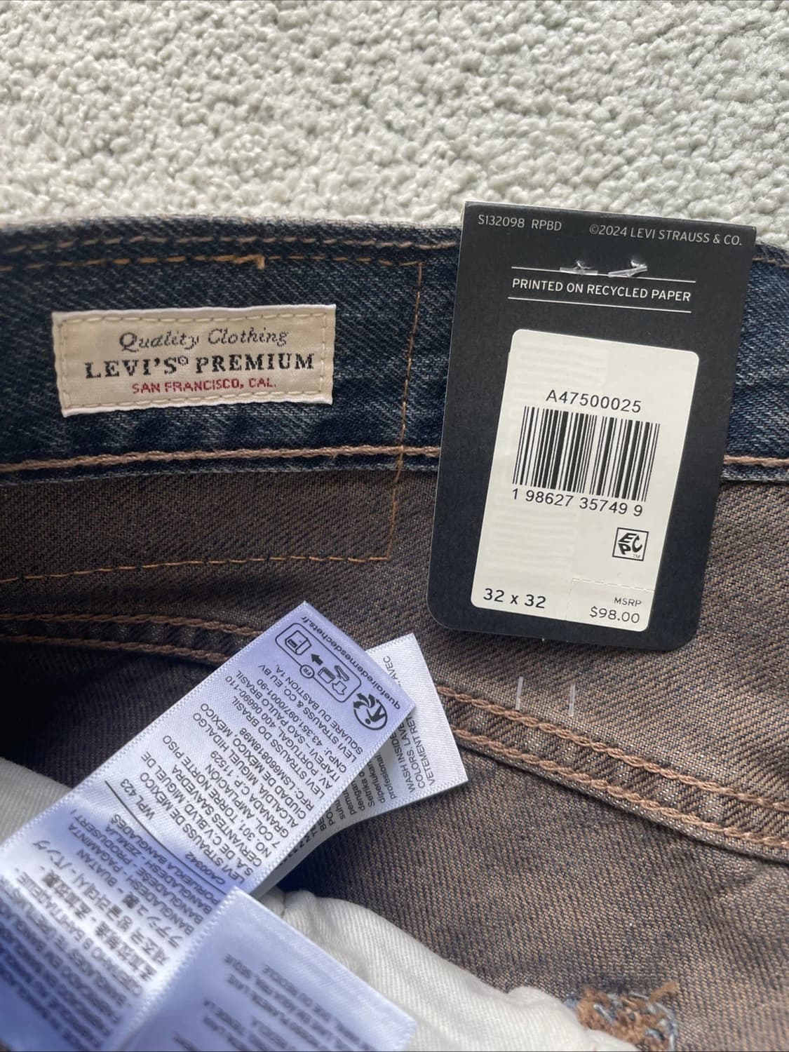 리바이스 578 배기 진 상품이미지9