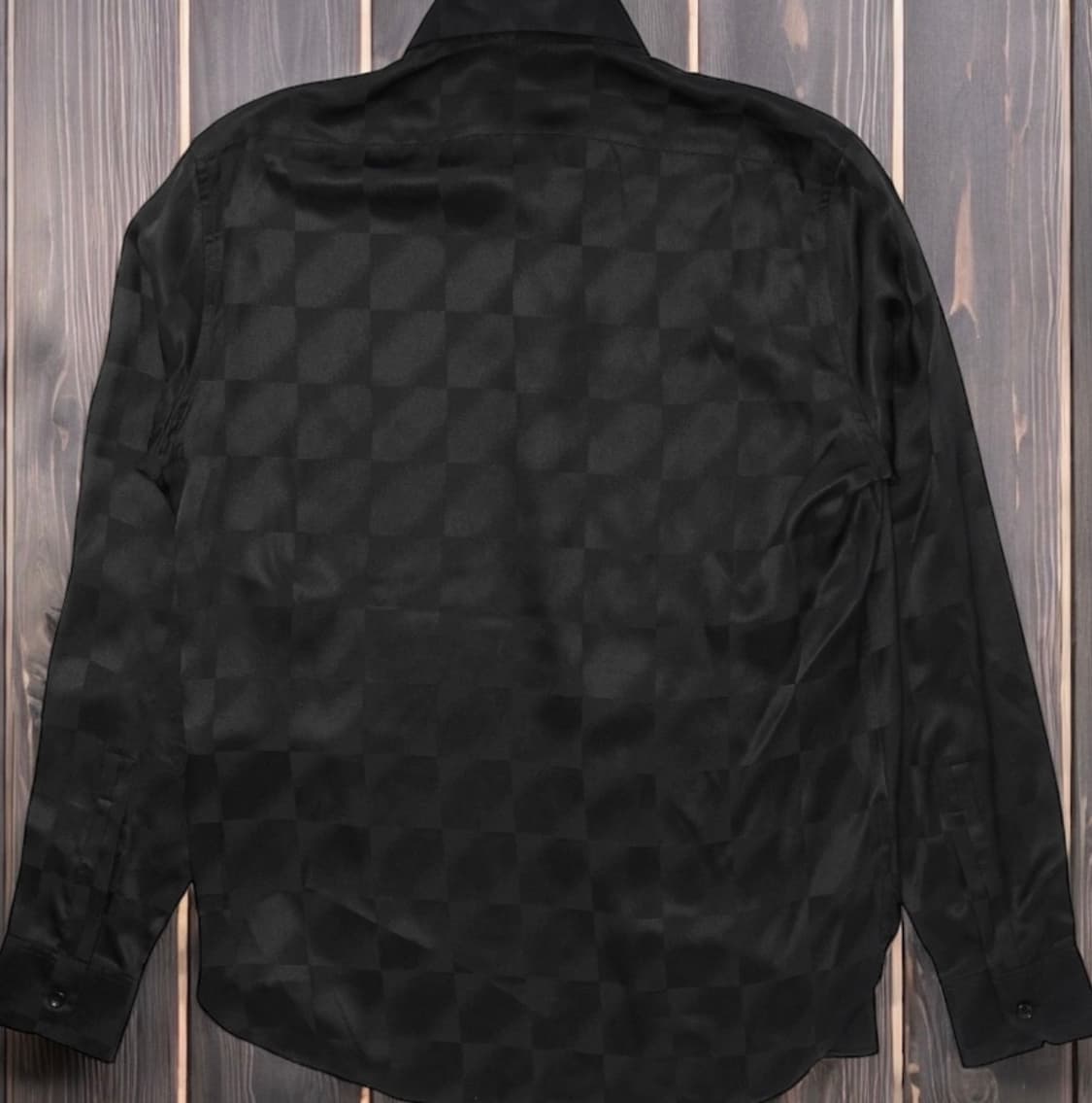 [스키즈 현진님 착용] 생로랑 22SS 실크 체커 셔츠 상품이미지3