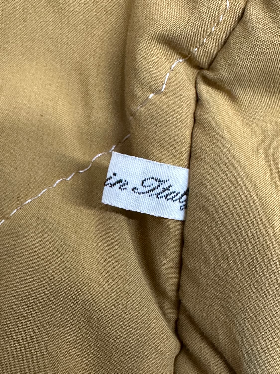 80s HUGO BOSS 브라운 레더 카코트 L 상품이미지9