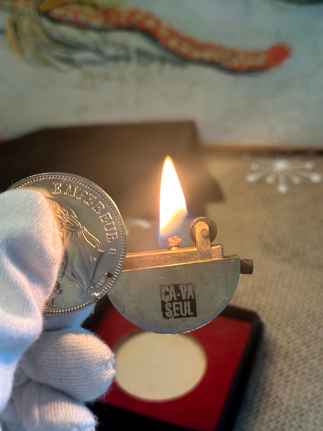 Unknown "5 Franc" lighter / 1950s~1970s 상품이미지7