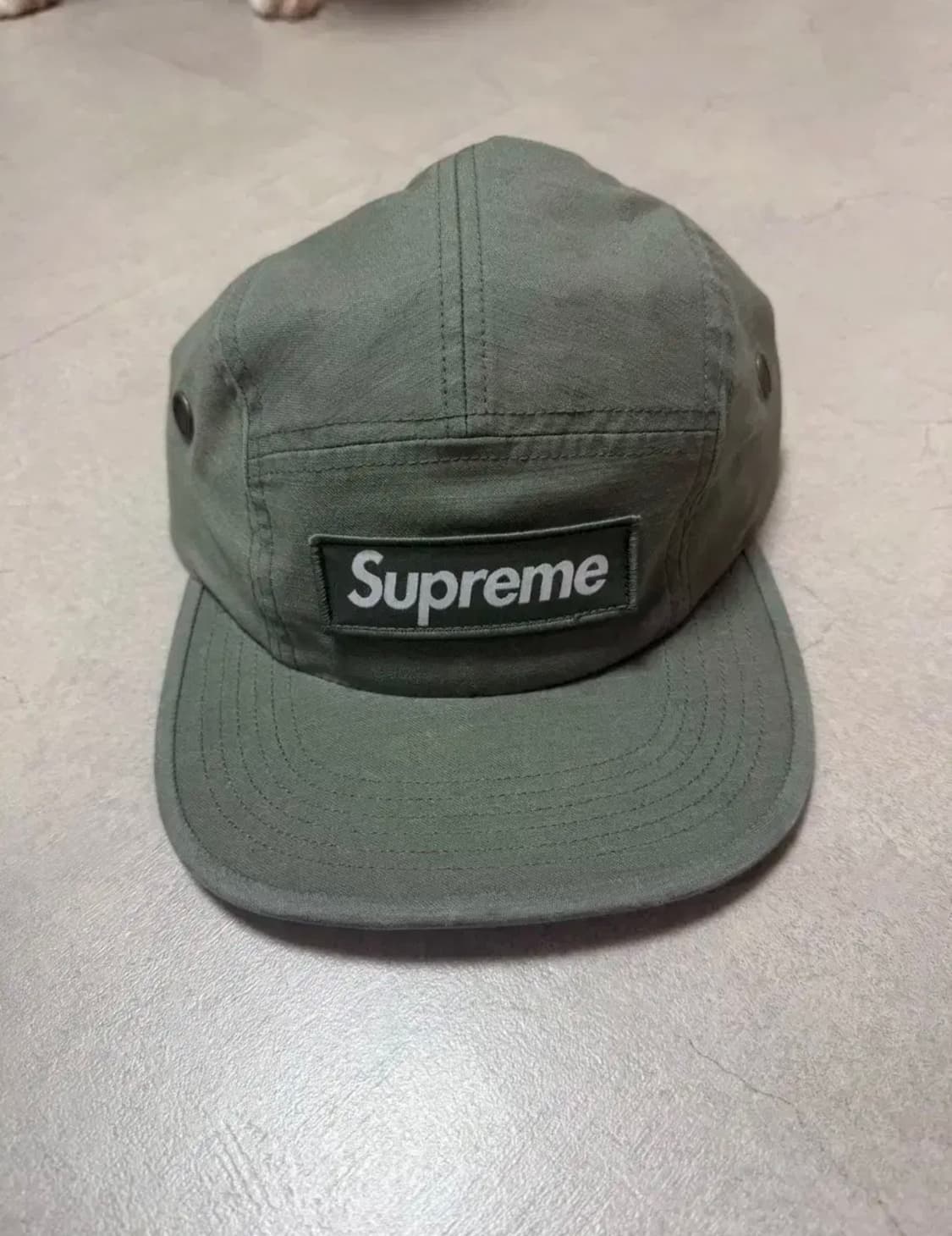 슈프림 밀리터리 캠프캡 카키 상품이미지1