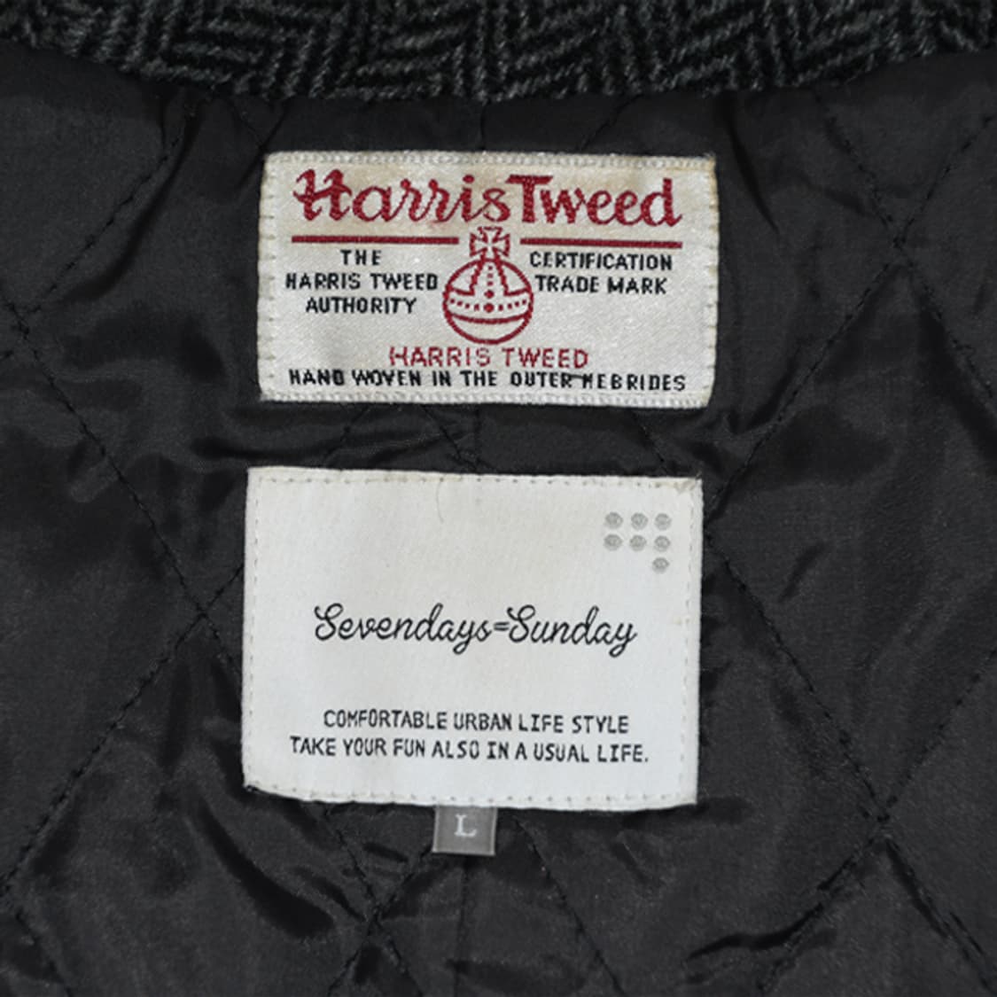 SEVENDAYS SUNDAY Harris Tweed 더플코트 상품이미지8