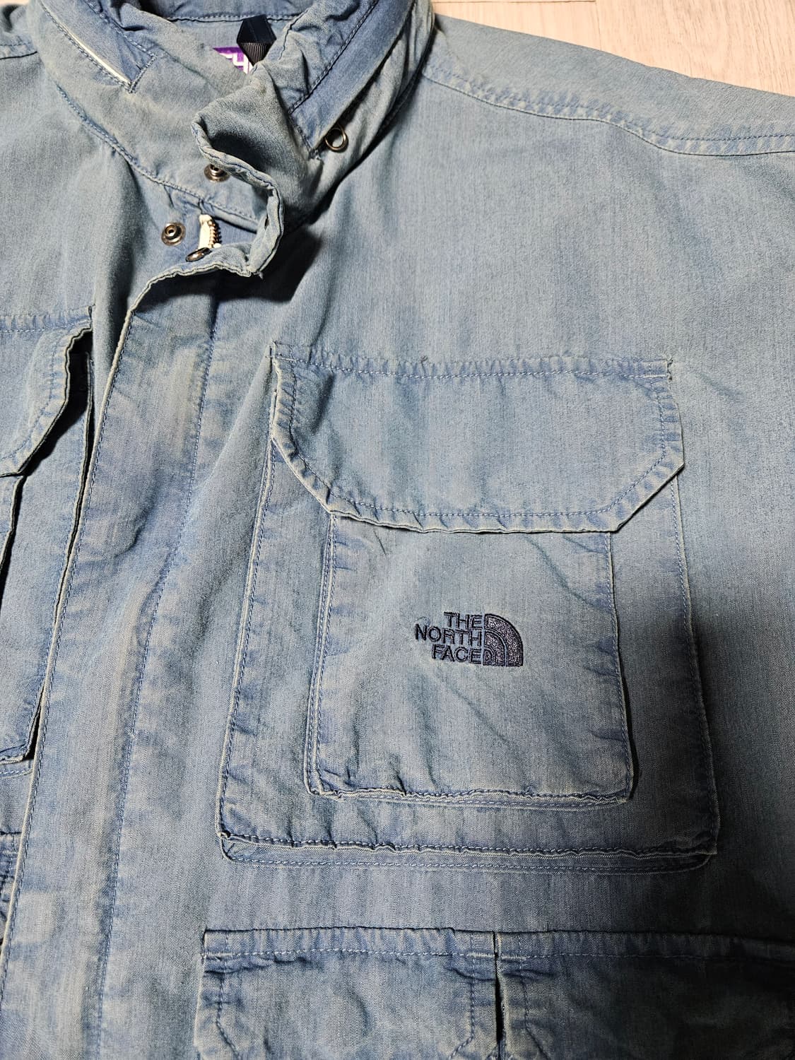 노스페이스 퍼플라벨 nanamica 인디고 필드자켓 xl 상품이미지7