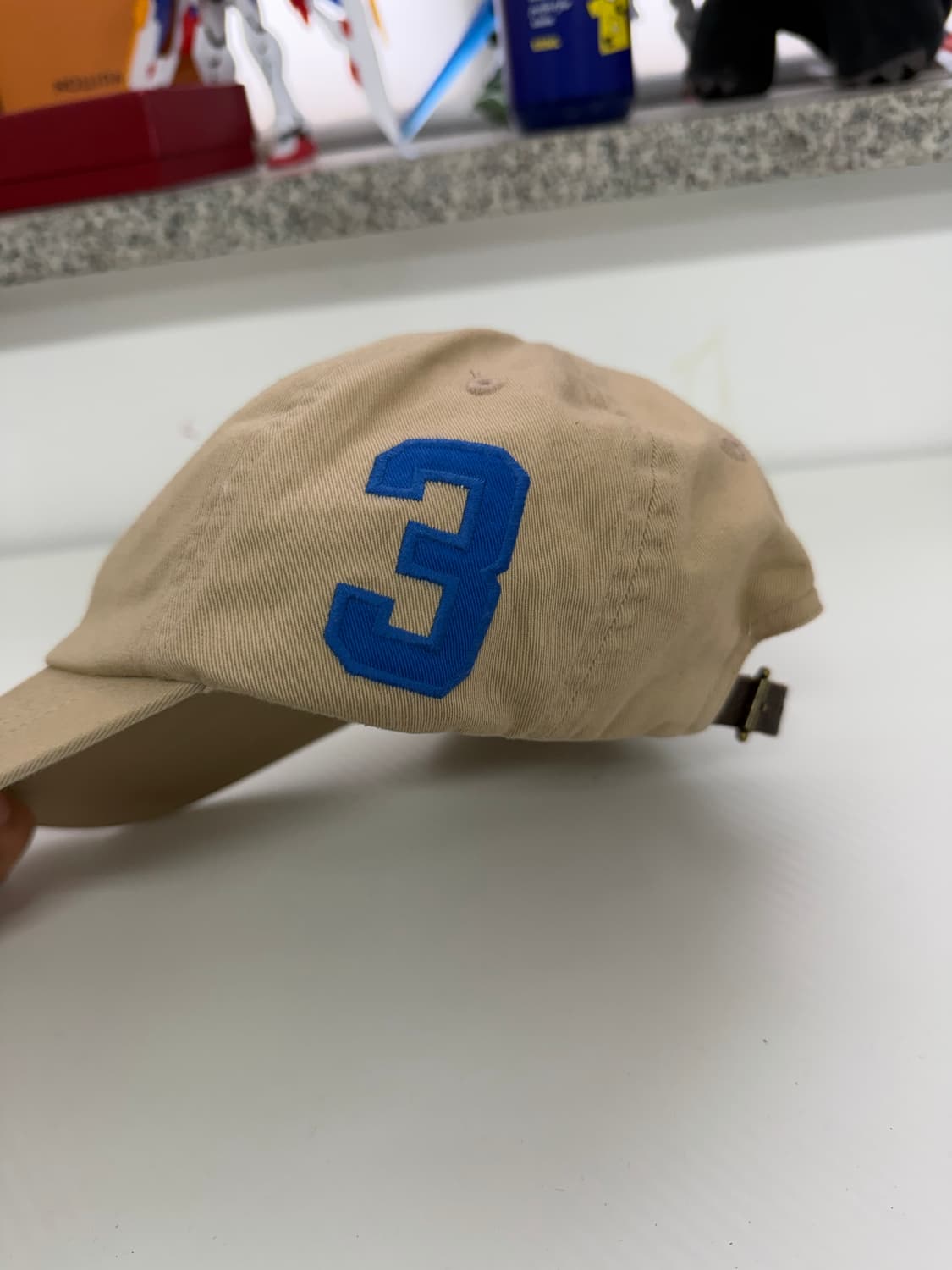 정품) 폴로랄프로렌 베이지 볼캡 모자  상품이미지3