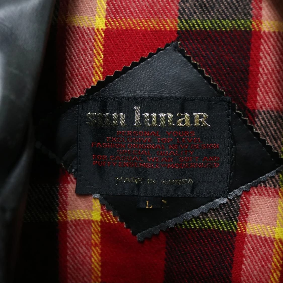 SUN LUNAR 페이크레더 자켓 60201 상품이미지8