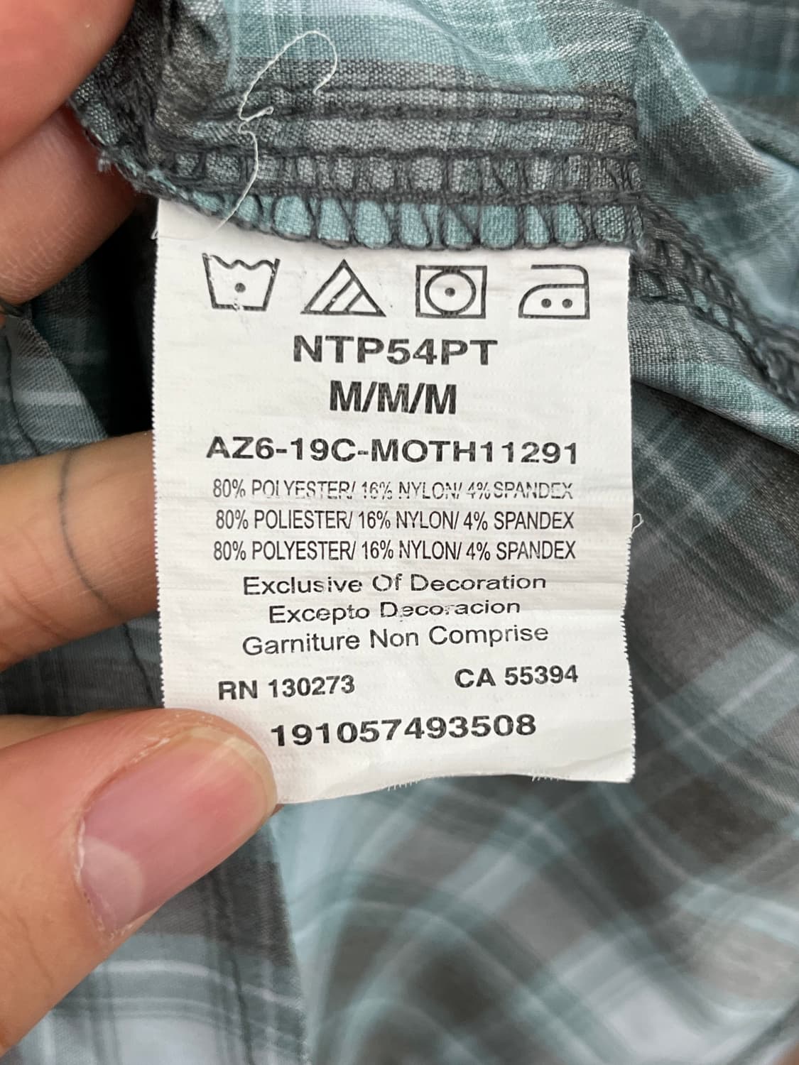 랭글러 반팔 체크 셔츠 상품이미지9