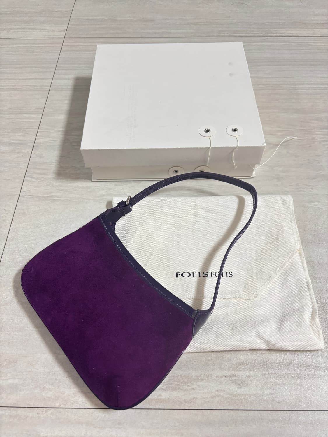 FOTTS FOTTS 포츠포츠 탑핸들백 / 퍼플 상품이미지3