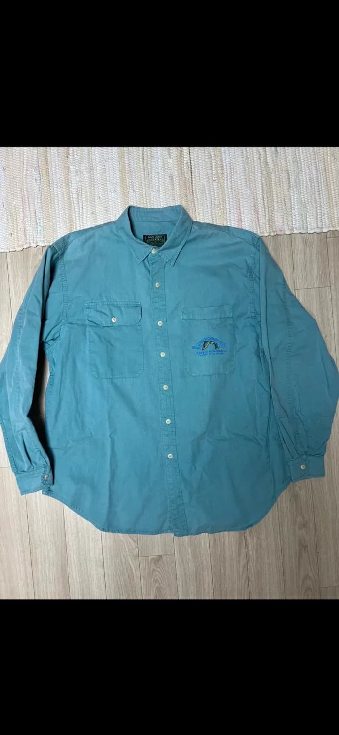 90s 빈티지 폴로컨트리 셔츠(made in italy) 상품이미지1