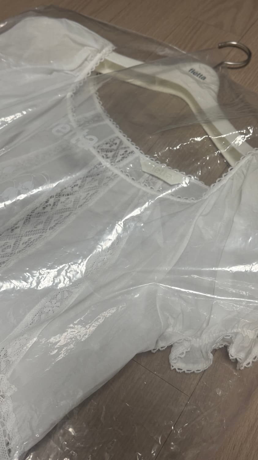 플레타 플레따 드레스 113 쉬어 레이스 롱 원피스 상품이미지3