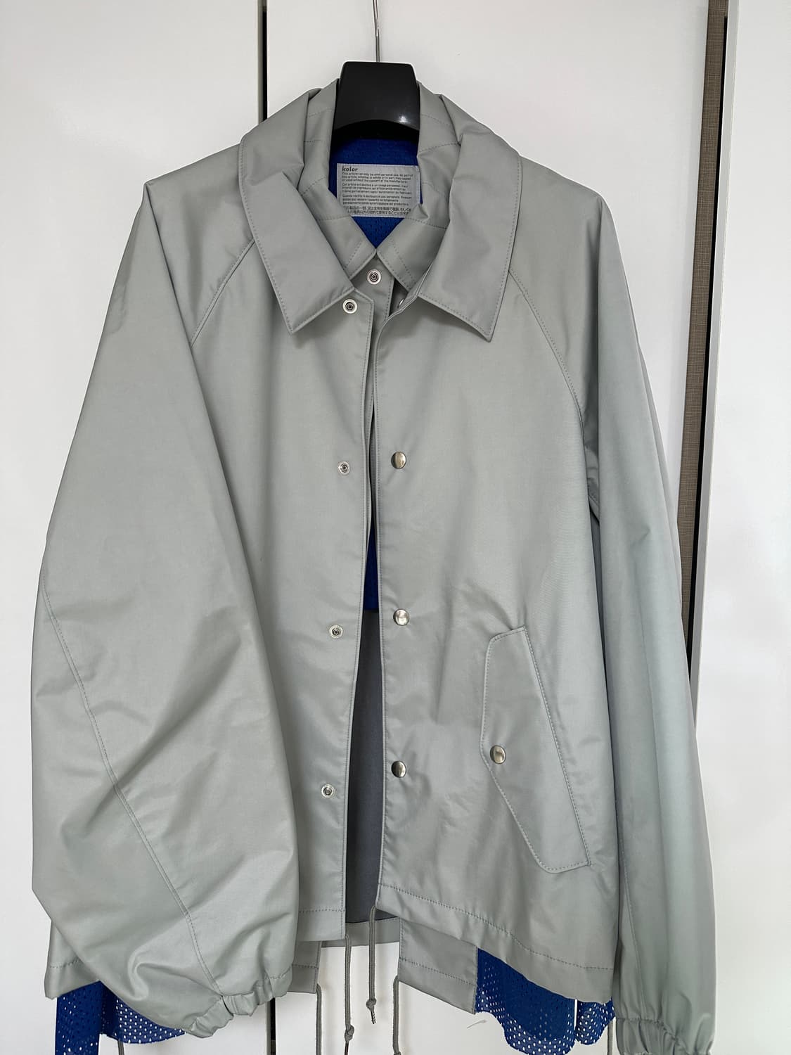 kolor 레이어드 코치자켓 상품이미지1