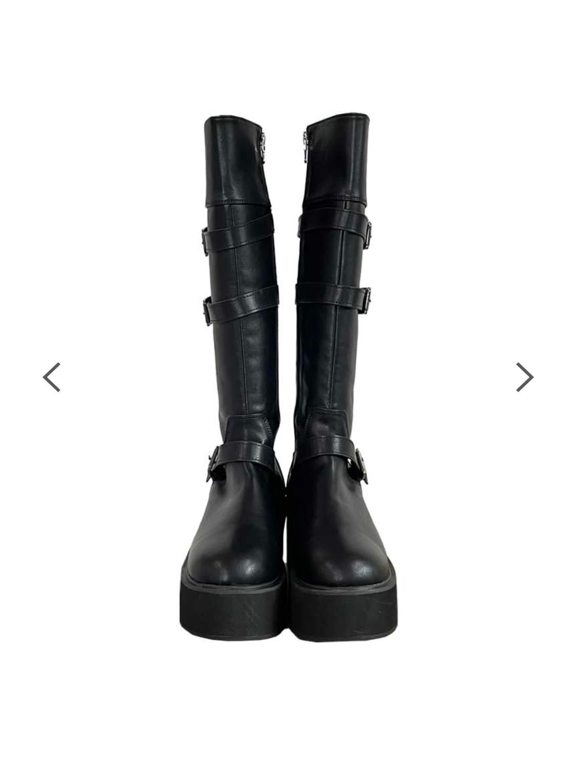 MAYA LONG BUCKLE BOOTS / BLACK 235 상품이미지2