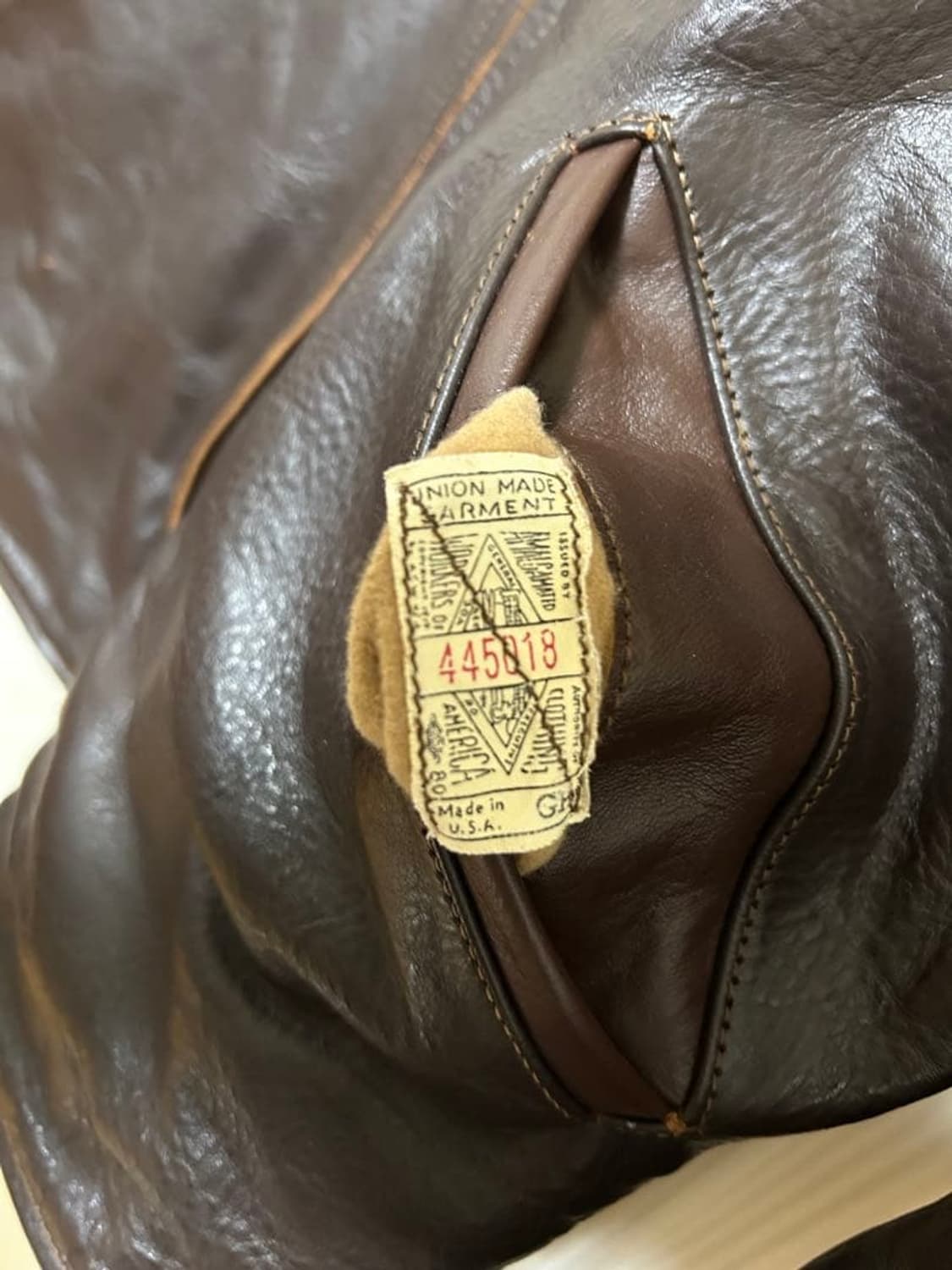 (40) 리얼맥코이 싱글 레더 가죽자켓 상품이미지5