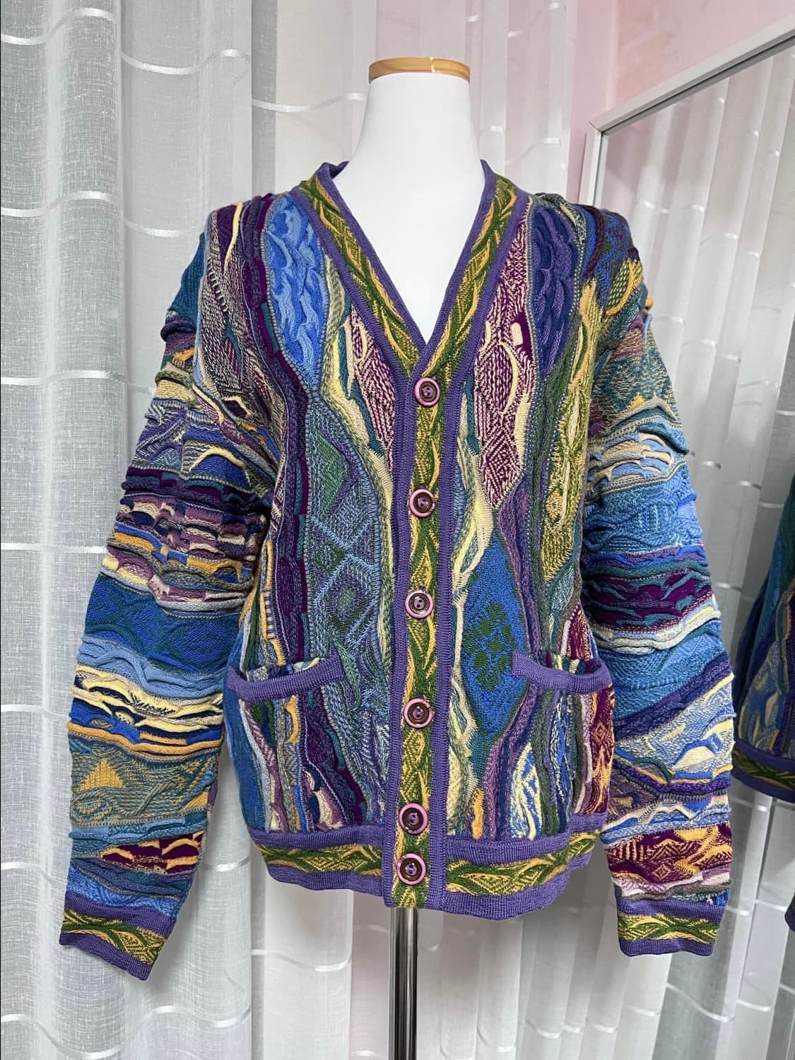 림노스 케이블 가디건 상품이미지3