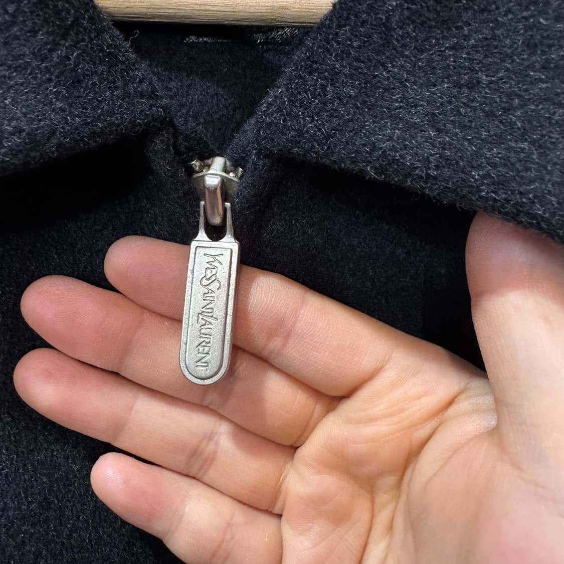 입생로랑 캐시미어 혼방 블루종 자켓 (M)  상품이미지4