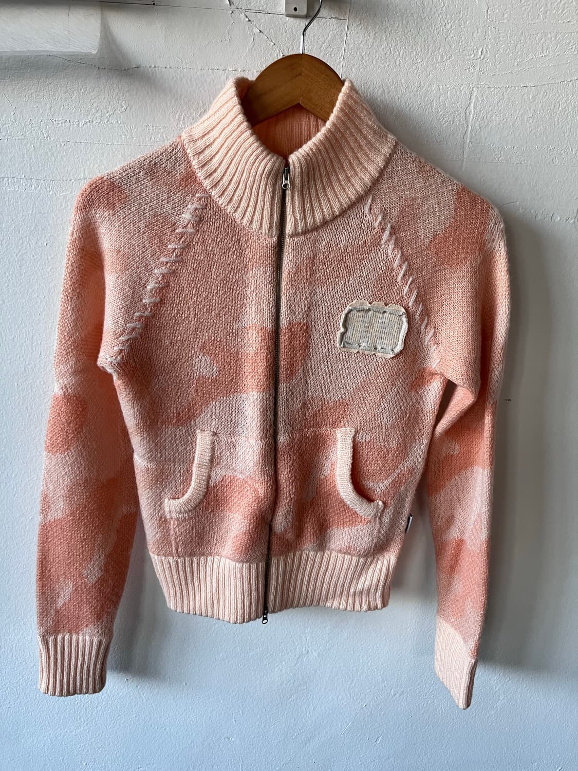 스컬프터 니트집업 상품이미지1