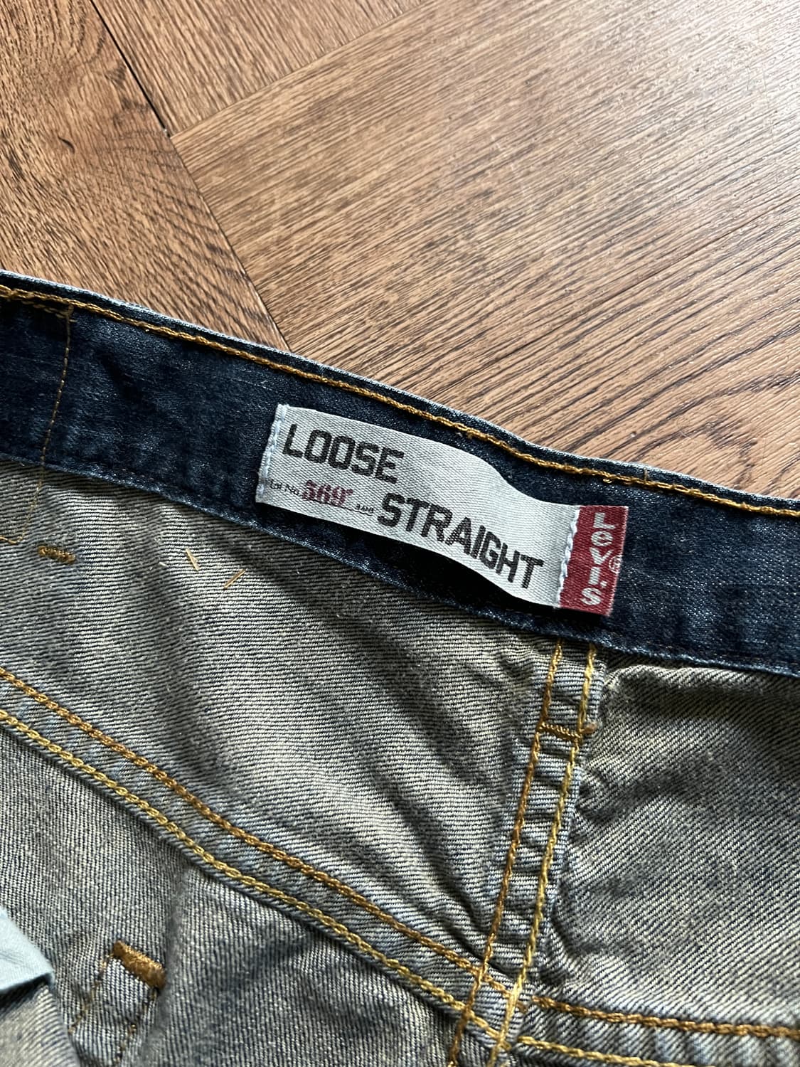 [38]리바이스 569 테이퍼드 핏 커스텀 데님 팬츠 상품이미지6