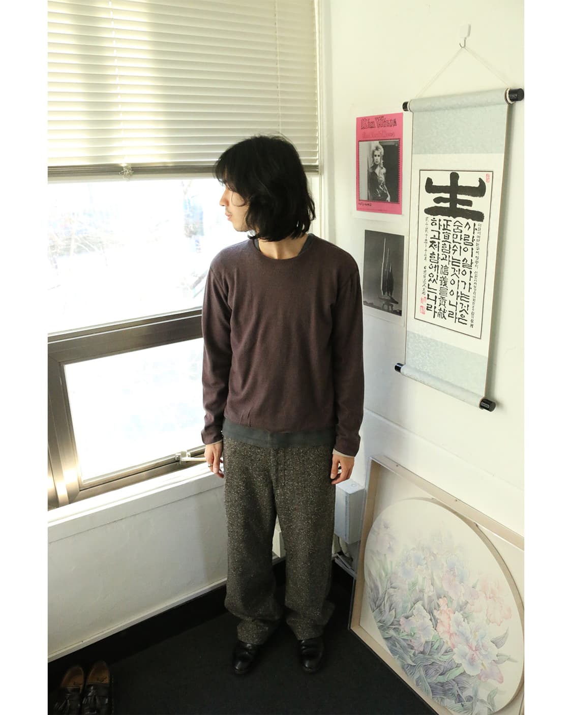 아르마니 꼴레지오니 크루넥 니트 상품이미지2