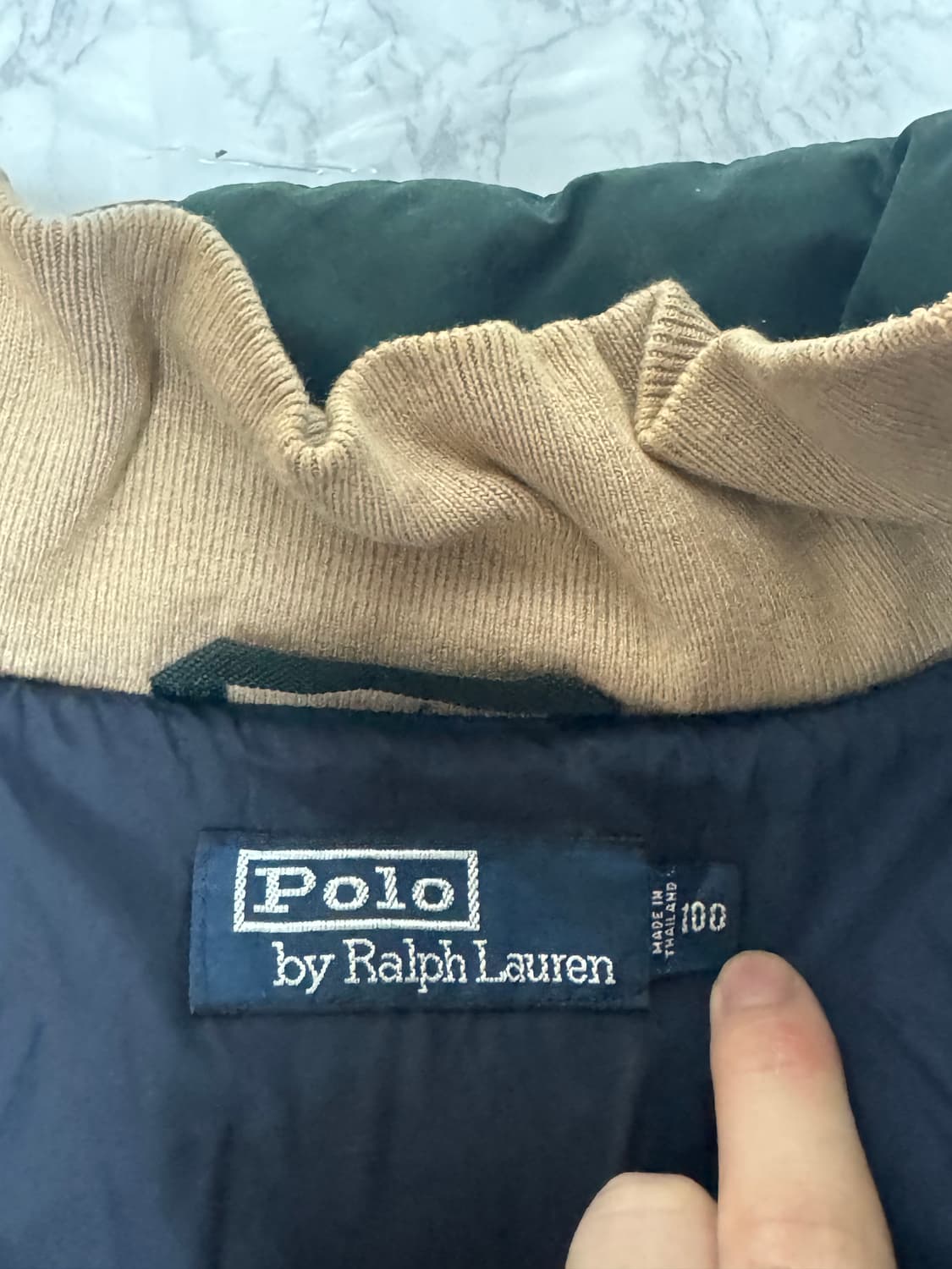 폴로 랄프로렌 푸퍼 딥그린 숏 패딩 자켓 상품이미지6