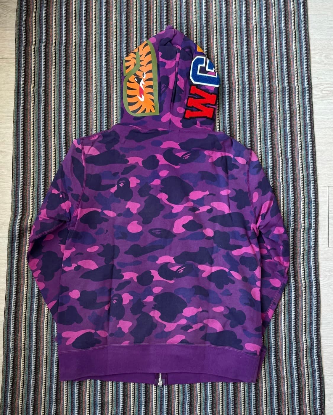 베이프 후드집업 퍼플 상품이미지2