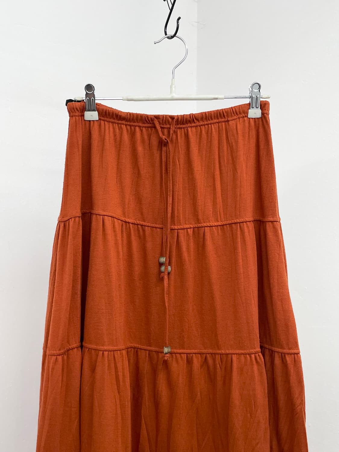 히피 오렌지 캉캉 롱 스커트🍊 상품이미지5