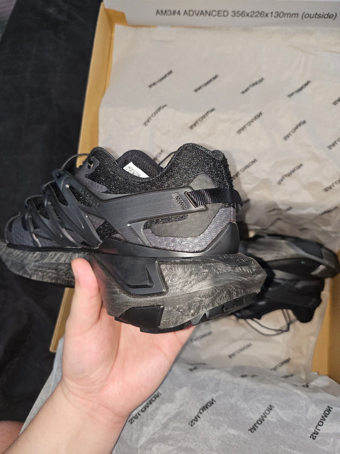 살로몬 XT PU.RE 블랙 280.    새상품 상품이미지6