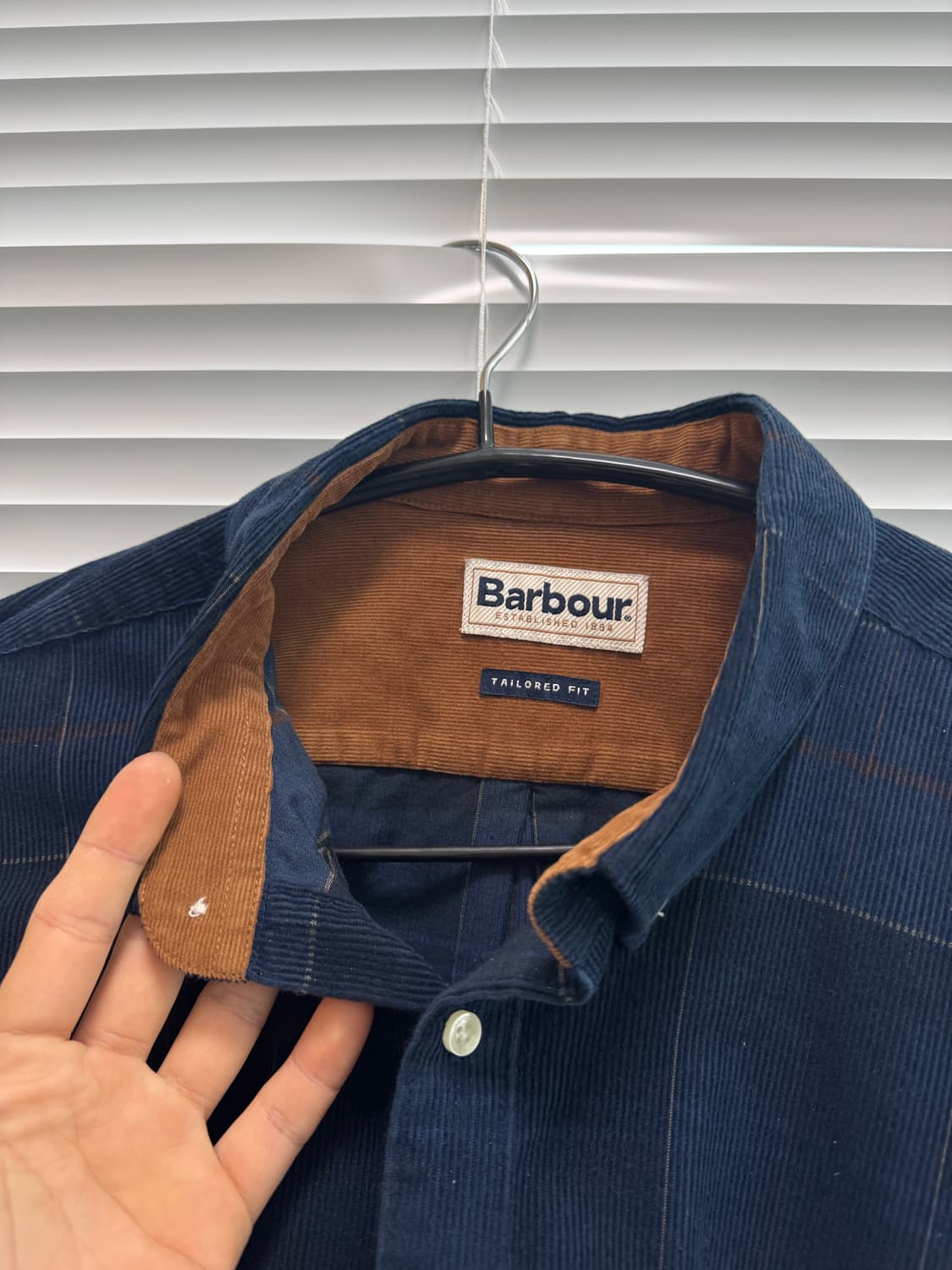 바버 테일러드 셔츠 L 상품이미지4