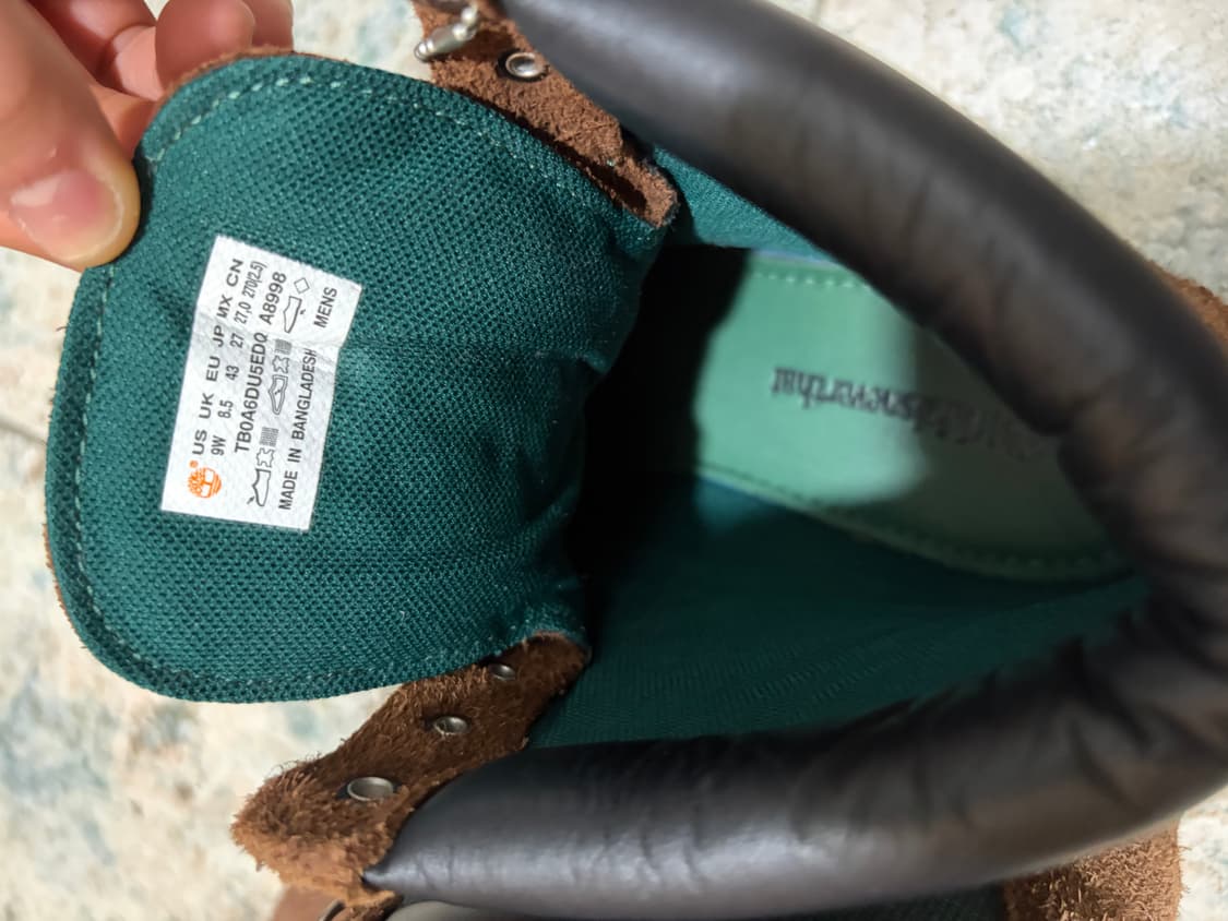 팀버랜드 x 디스이즈네버댓 6인치 부츠 브라운 - 와이드 상품이미지3