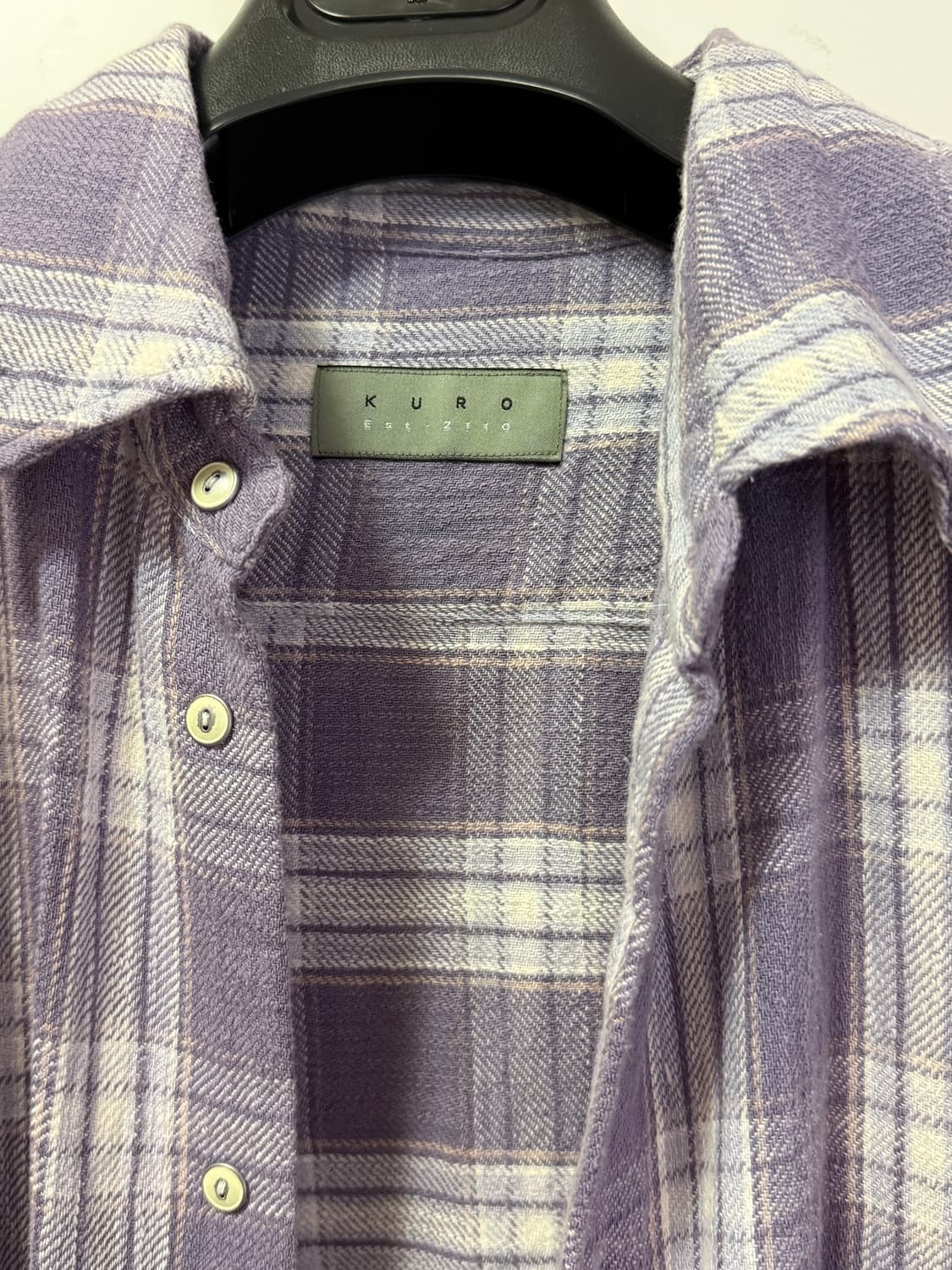 쿠로 체크셔츠 4 상품이미지2