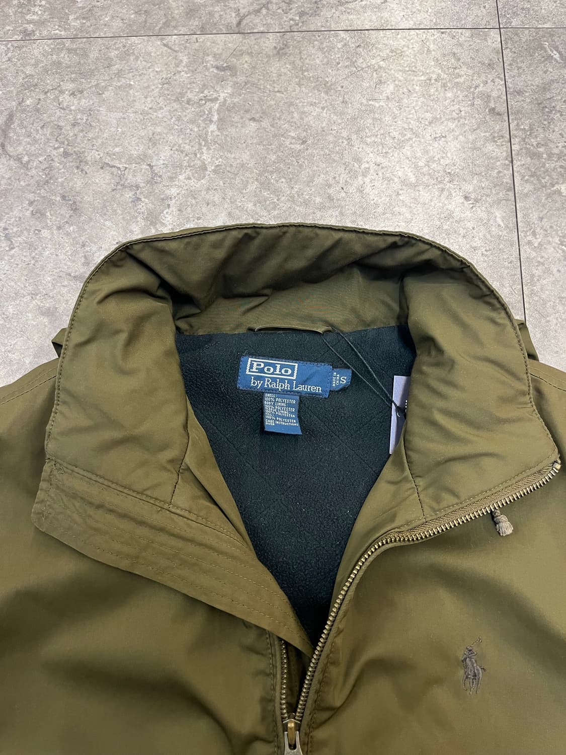 폴로 랄프로렌 폴리 자켓 카키 S #csz2790 상품이미지3