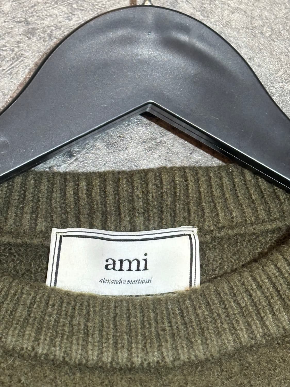 AMI 아미 빅하트 빅로고 니트 스웨터  상품이미지5