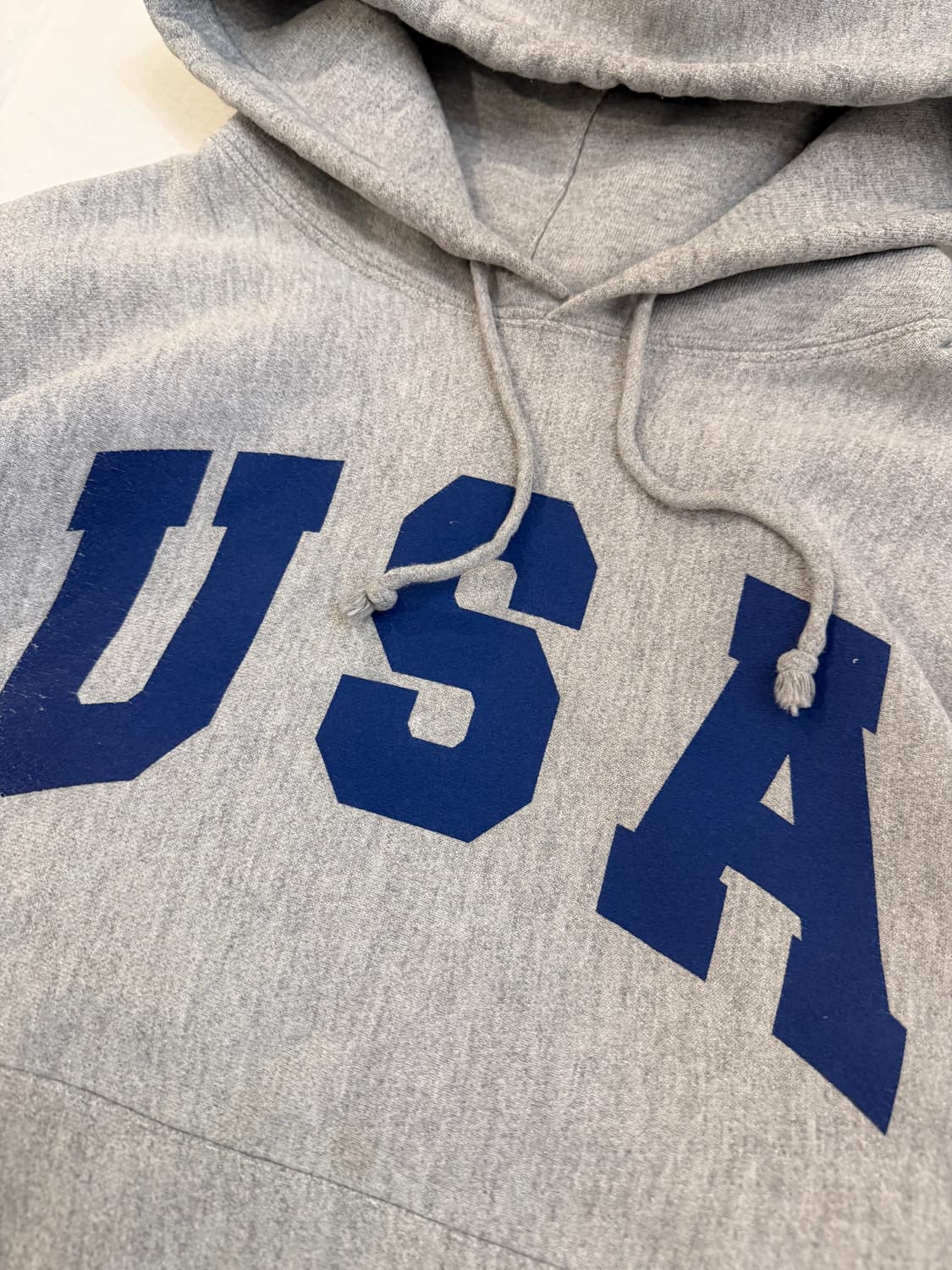 00s 챔피온 리버스위브 USA 후드티 그레이 상품이미지2