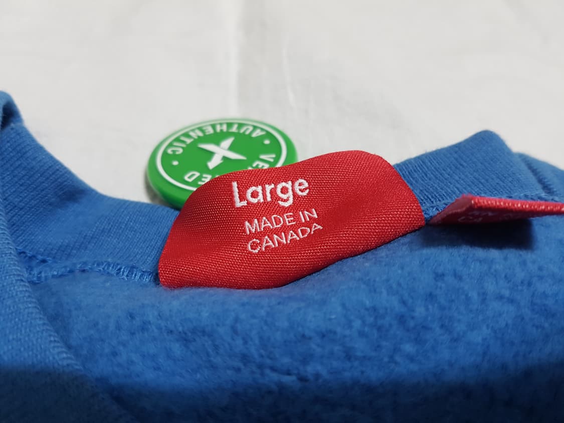 L 슈프림 스몰박스 로고 크루넥 패일 로얄 블루 맨투맨 상품이미지5