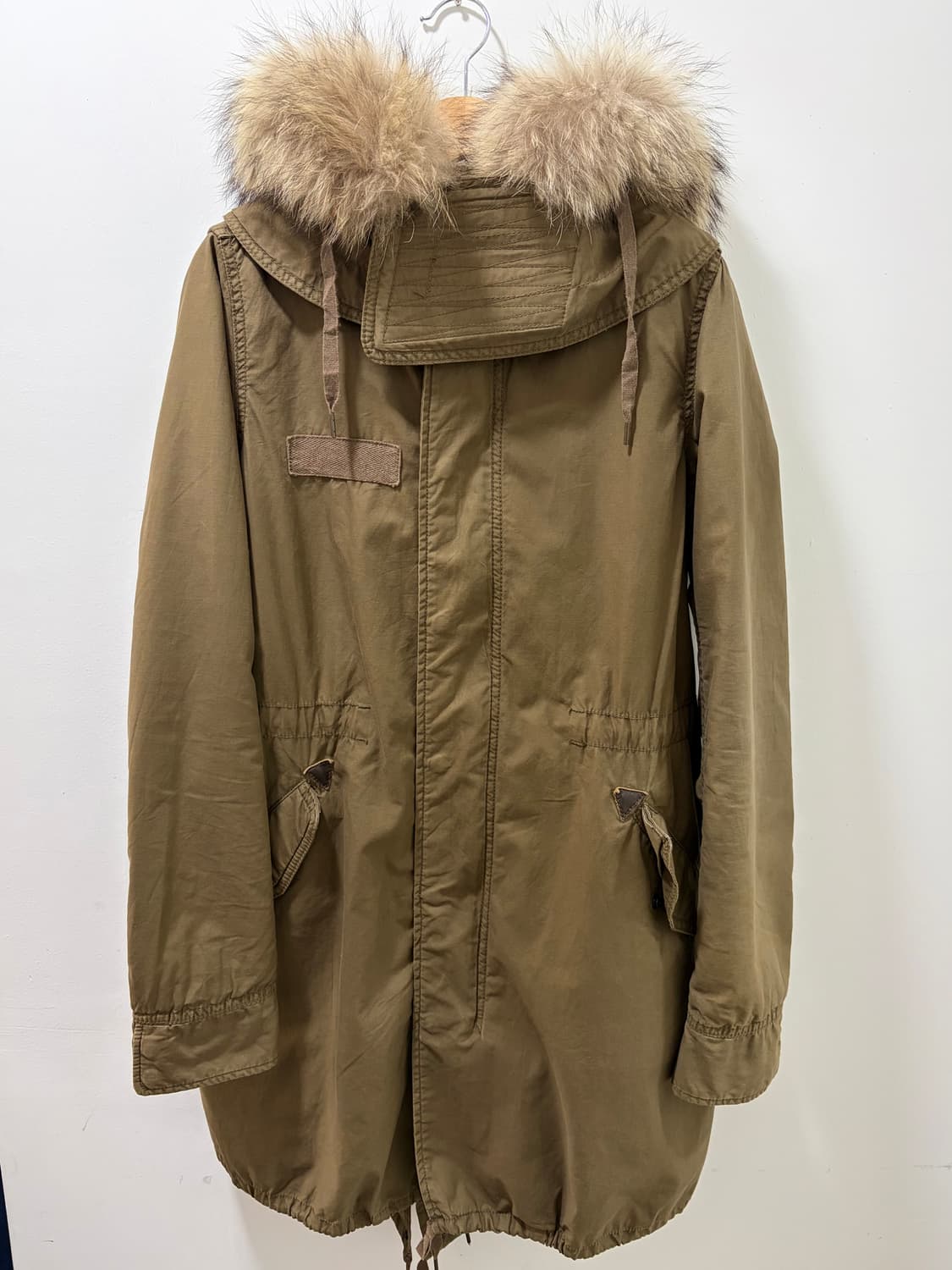 g.o.a 고아 하이넥 후리스 개파카 야상 상품이미지2