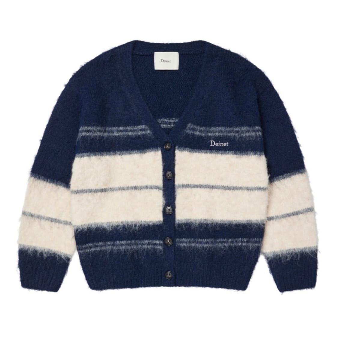 다이닛 WOOL BLENDED STRIPE KNIT CARDIGAN 상품이미지1
