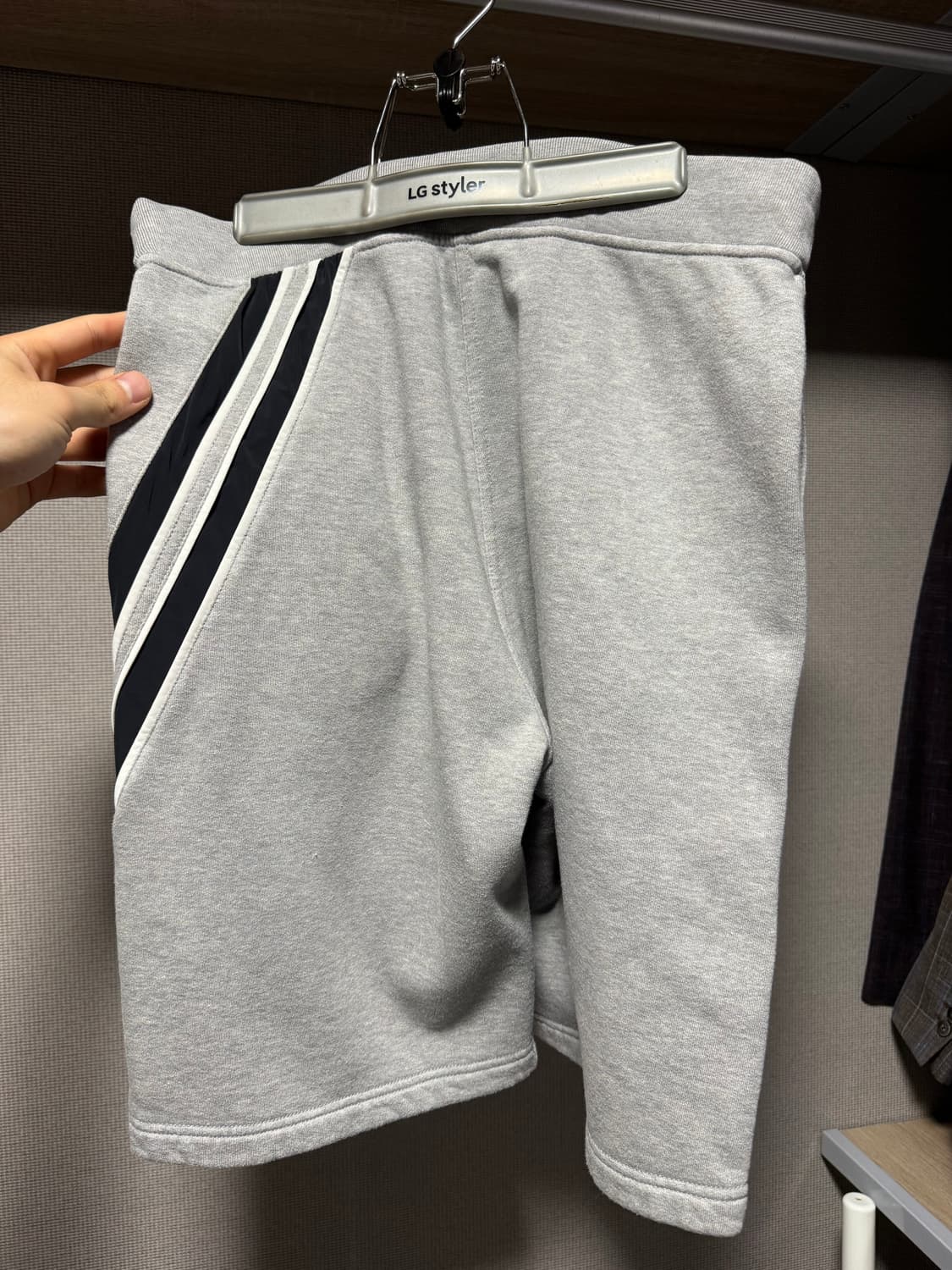 [M] 에르메스 런 H 반바지 그레이  상품이미지2
