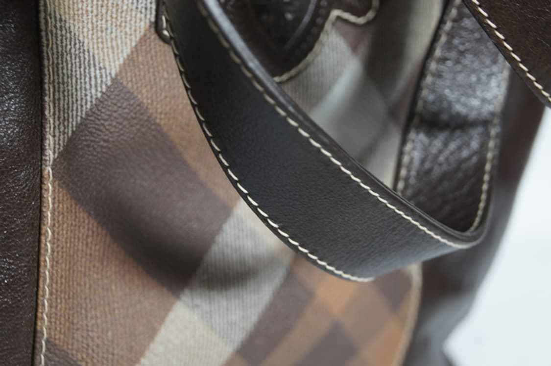 비비안웨스트우드 체크 숄더백 브라운 상품이미지2