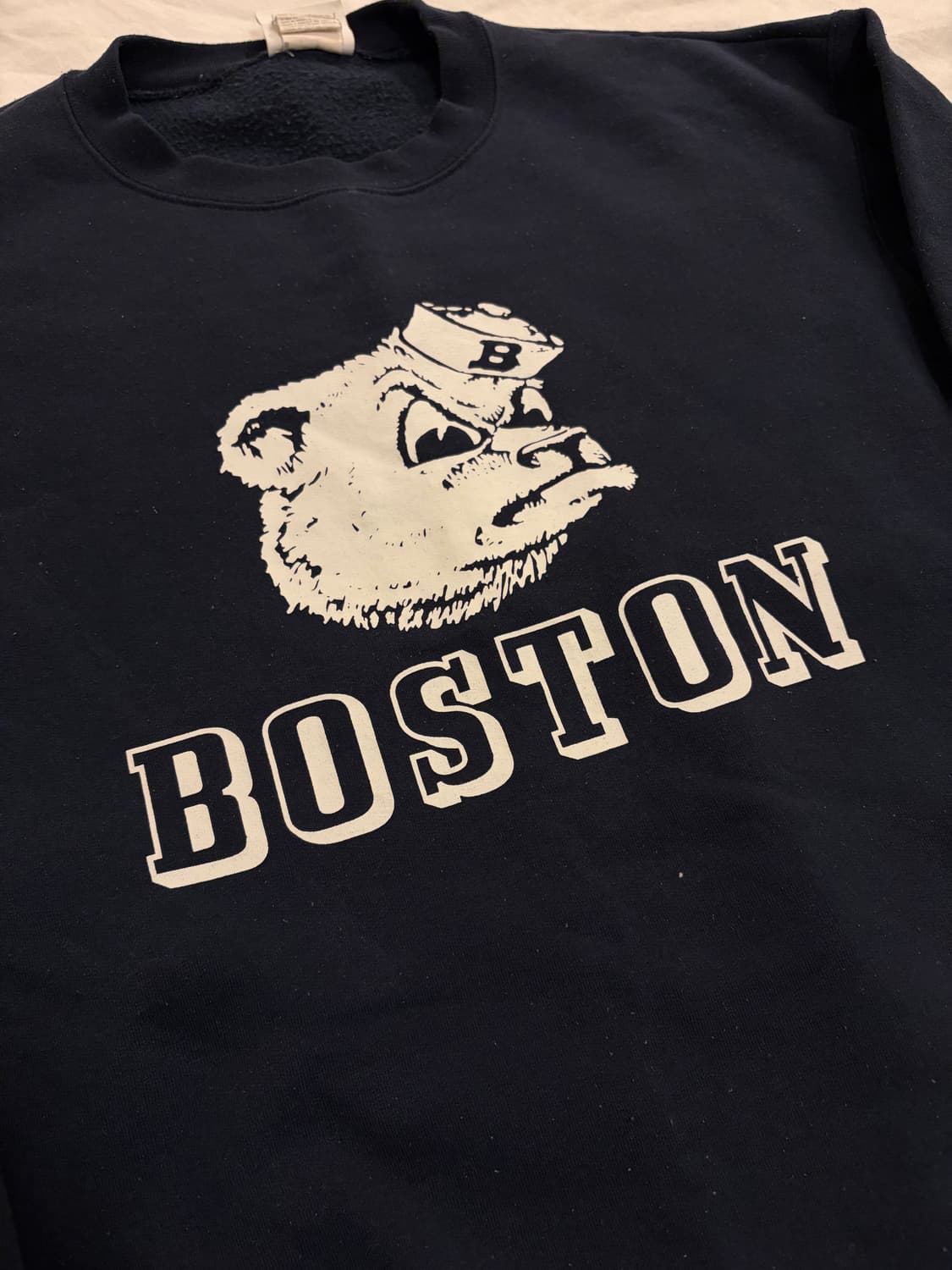 [L-XL] 빈티지 챔피온 보스턴 맨투맨 스웻셔츠 네이비 상품이미지3