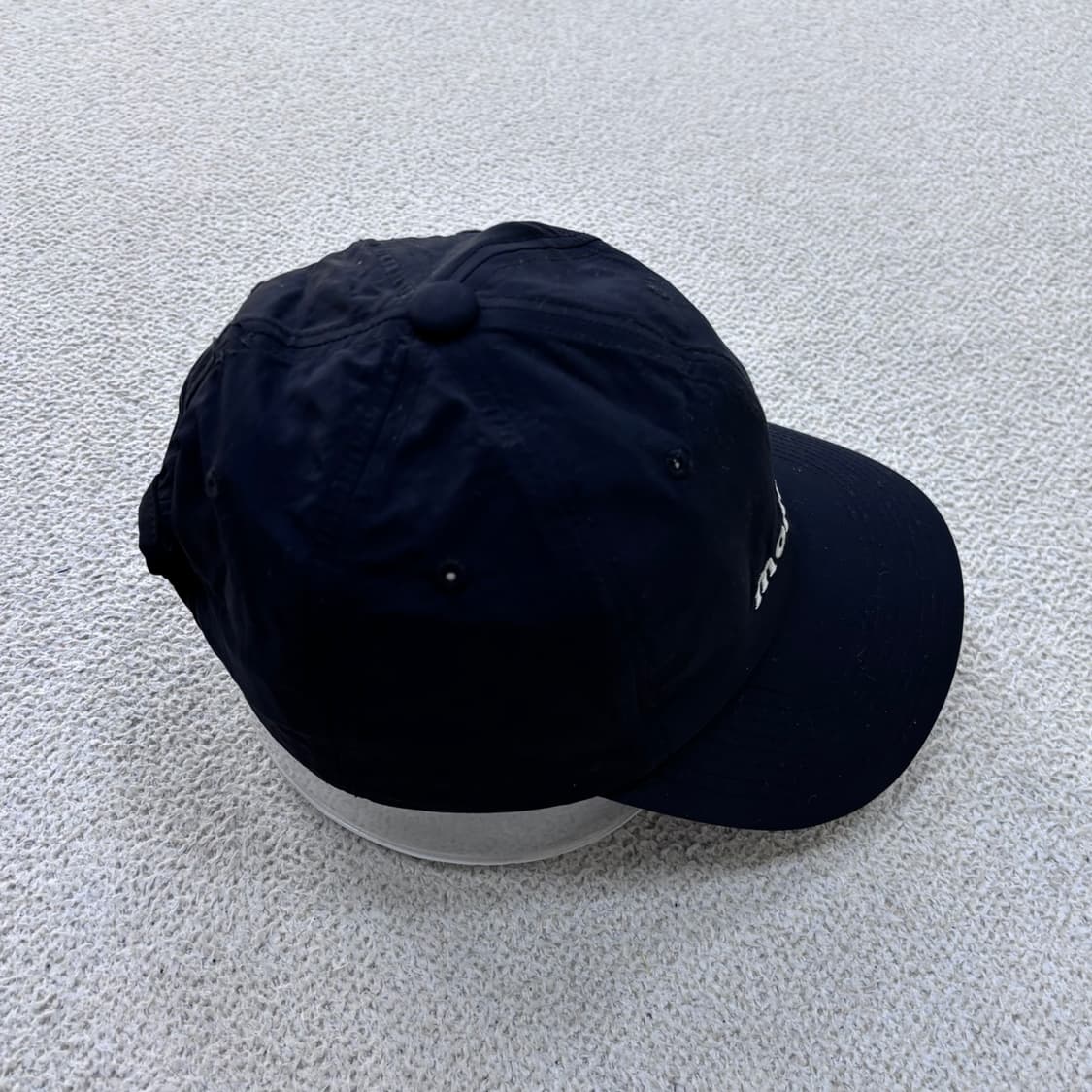 M/L 몽벨 로고 자수 나일론 블랙 볼캡 0616E 상품이미지4