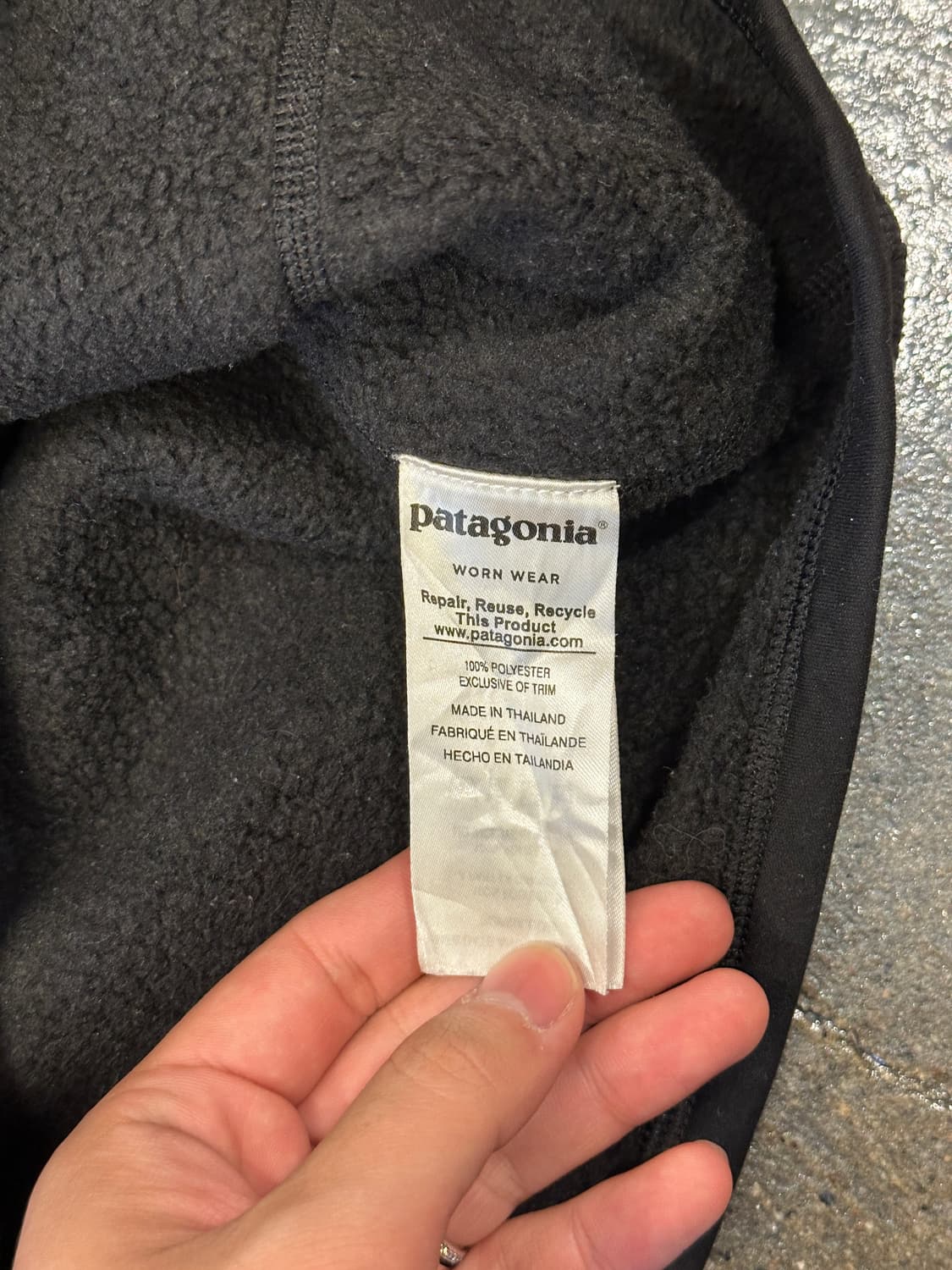 파타고니아 techx 반집업 플리스 자켓 S 상품이미지5