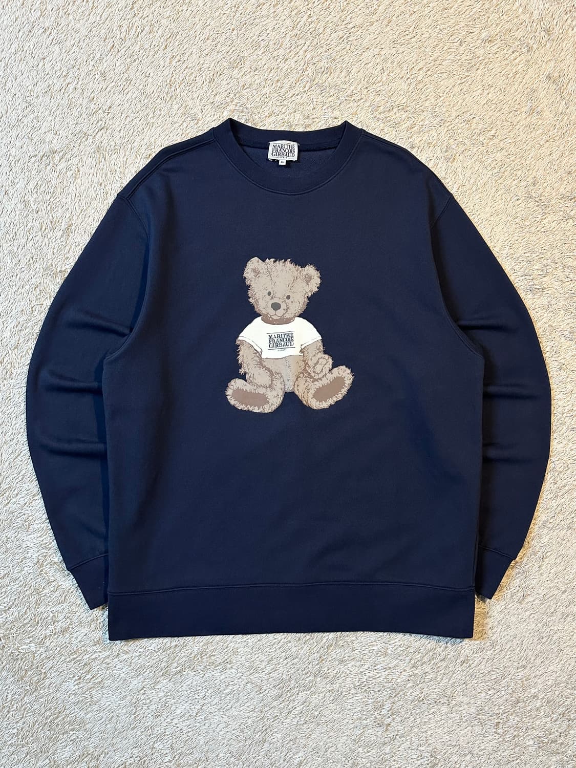 마리떼 프랑소와 저버 두들베어 맨투맨 네이비 상품이미지1