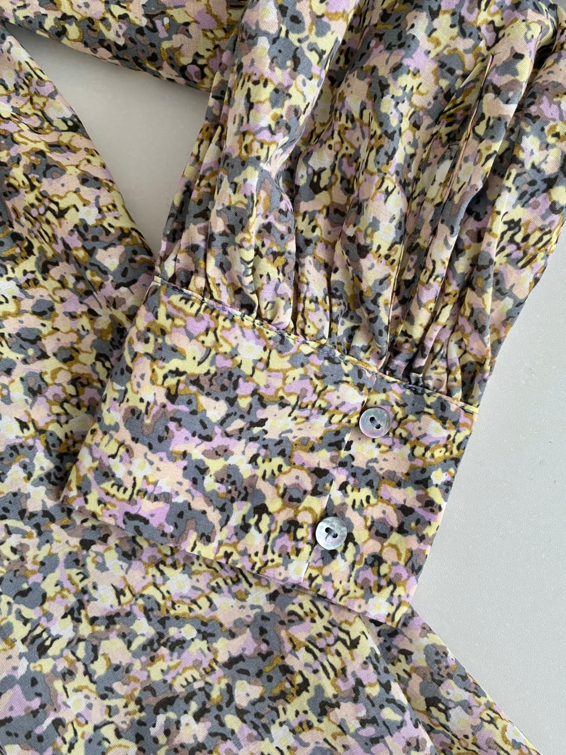 S) 앤아더스토리즈 꽃무늬 실크 코튼 블라우스 상품이미지8