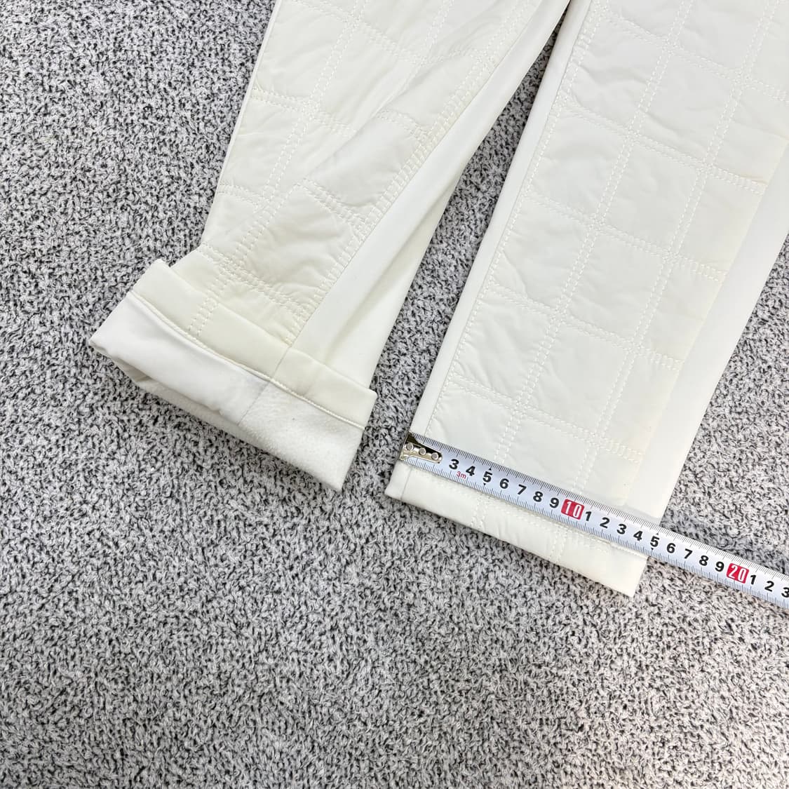 67 와이드앵글 기모 퀄팅 방풍 팬츠 0303J 상품이미지9