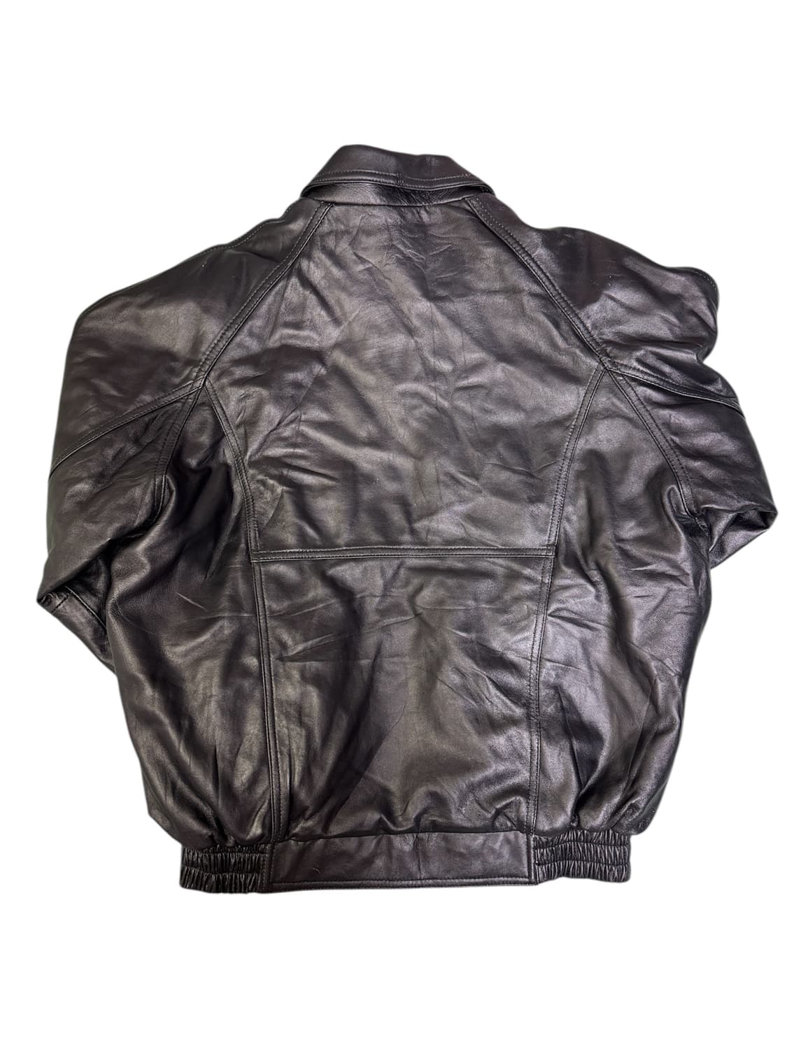 빈티지 양가죽 집업 봄버 자켓 LL 상품이미지9
