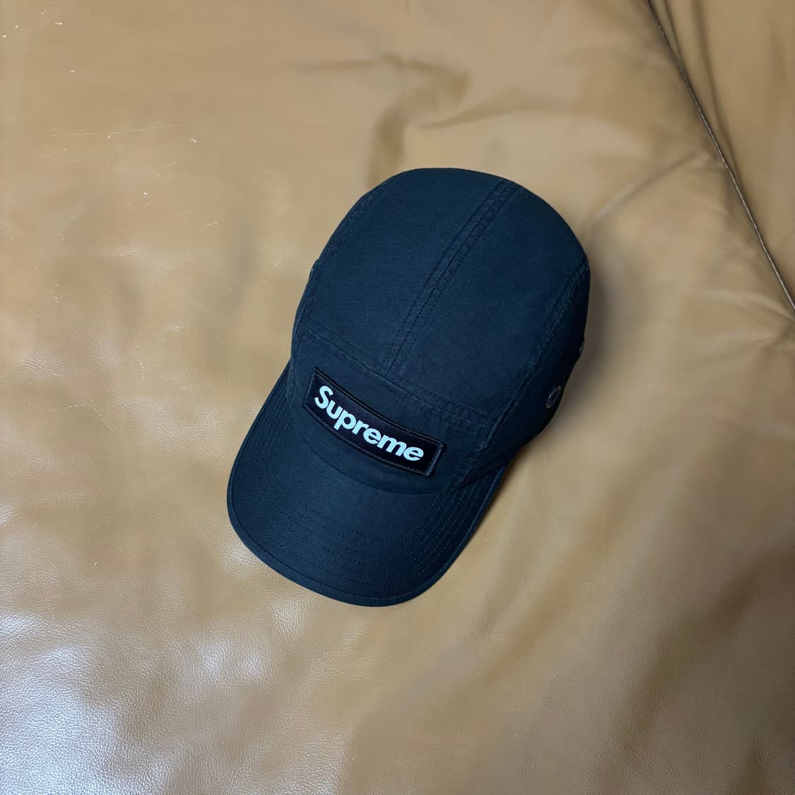 슈프림 캠프캡 모자 박스로고 22FW 밀리터리 블랙 상품이미지5