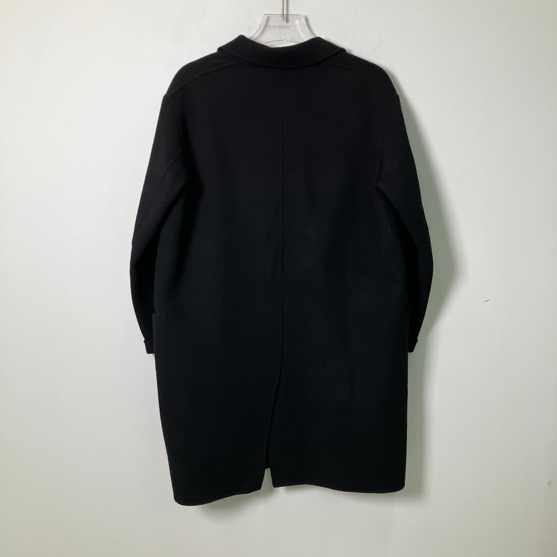 Time 타임 블랙 핸드메이드 오픈 코트  상품이미지2