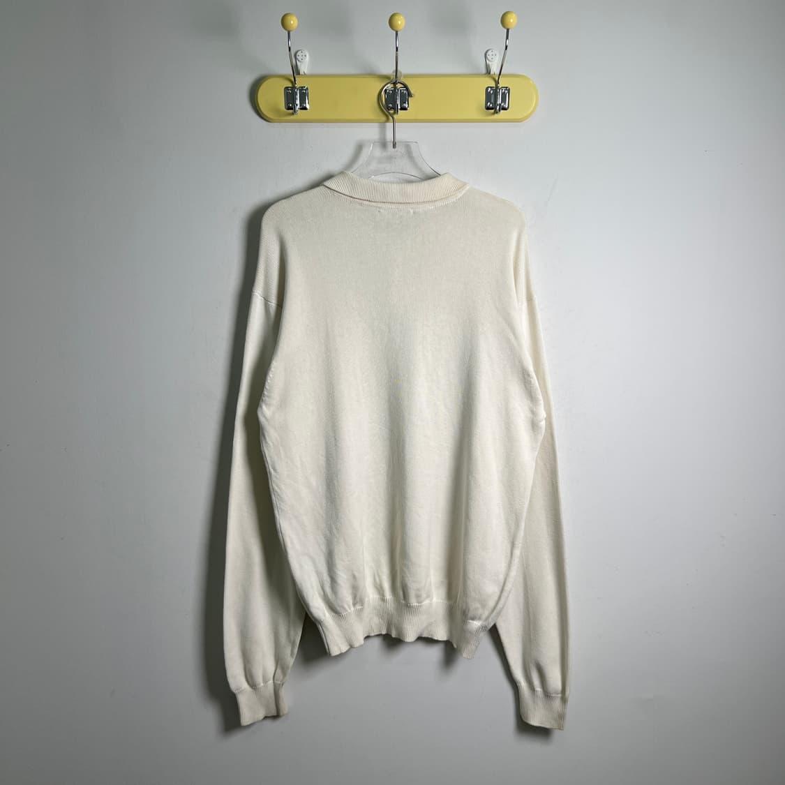 조르지오 아르마니 아이보리 폴로 니트 M 상품이미지2