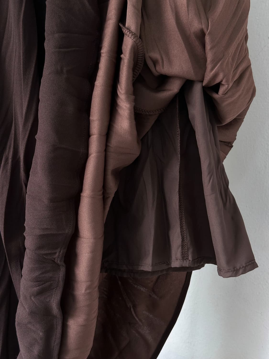 Irregularity pleats design long skirt 상품이미지3