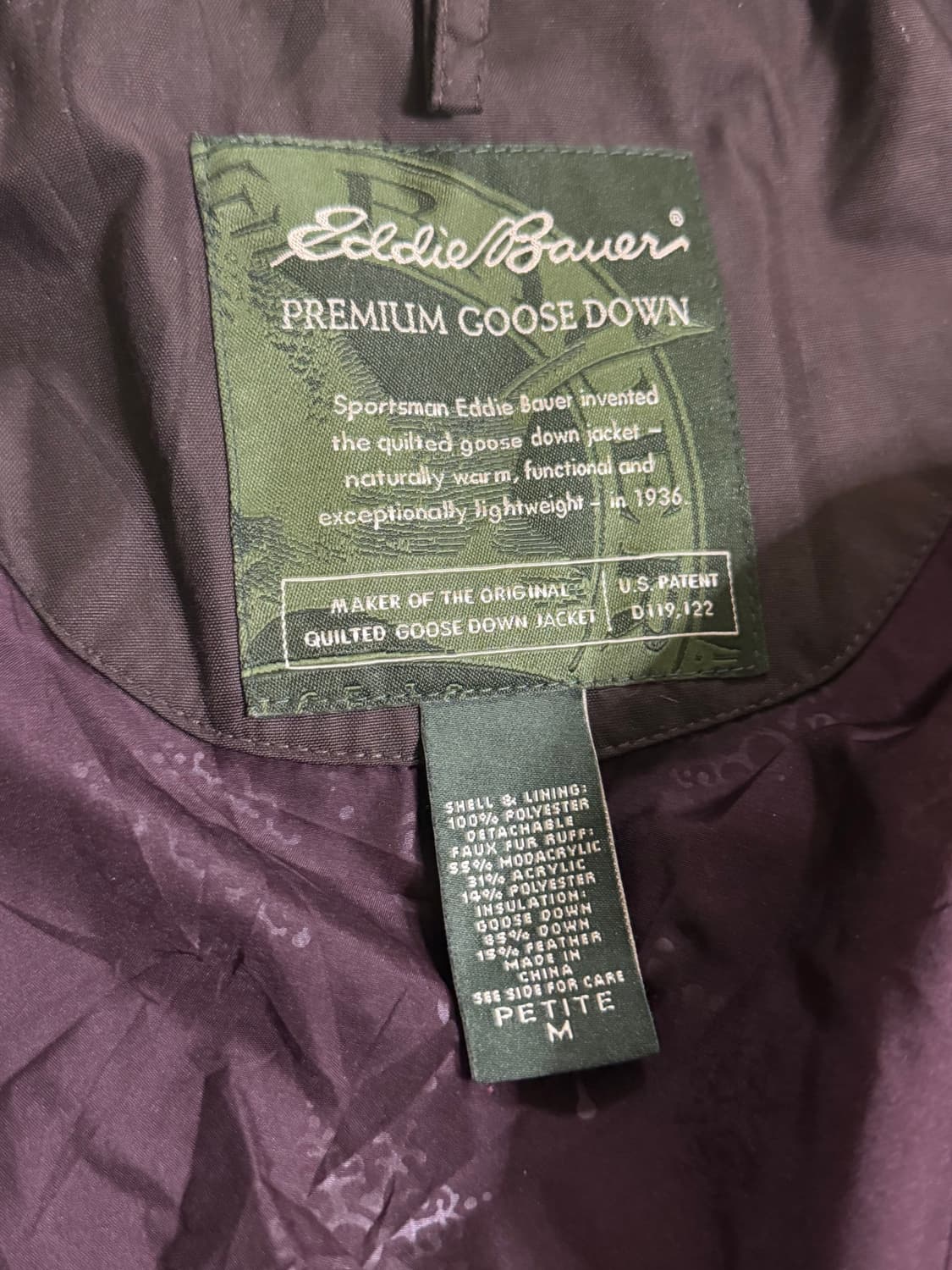 에디바우어 퀼티드 구스다운 자켓 상품이미지10