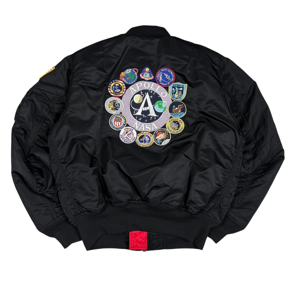 알파 인더스트리 블랙컬러 리버시블 멀티 패치 MA-1 봄버 상품이미지3